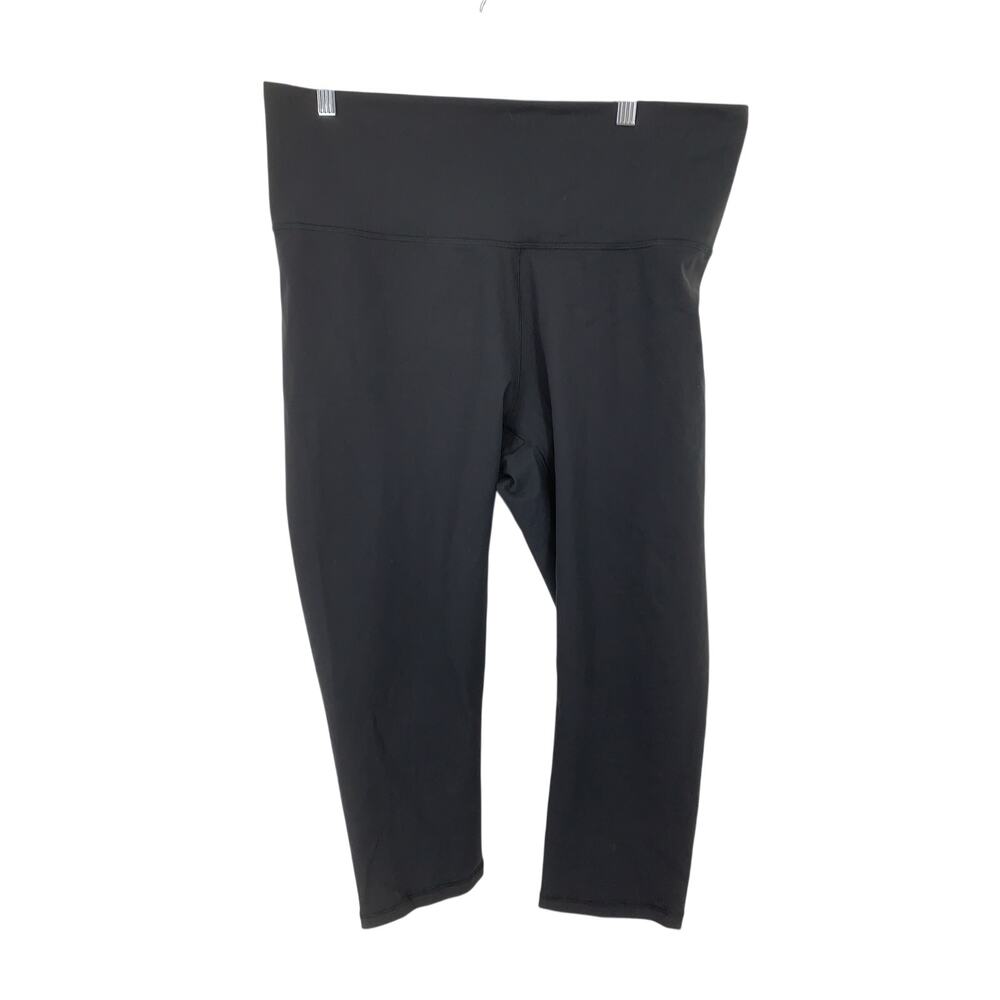 NWT CALIA Core Essential Capri Leggings Womens XXL Black High Rise Calilux Matte
